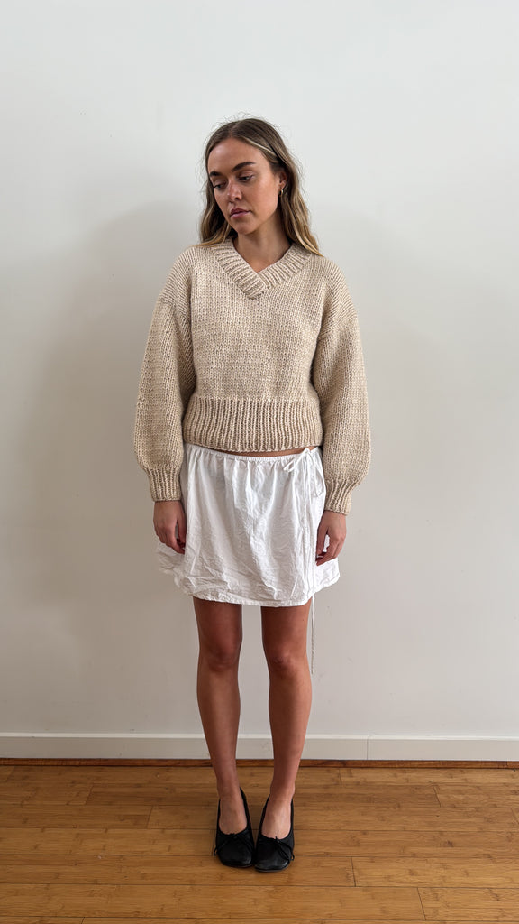 SARAH SWEATER CREAM ALPACA