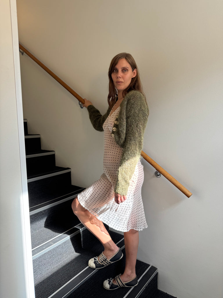 MINNIE CARDIGAN SPEAKLE TAUPE