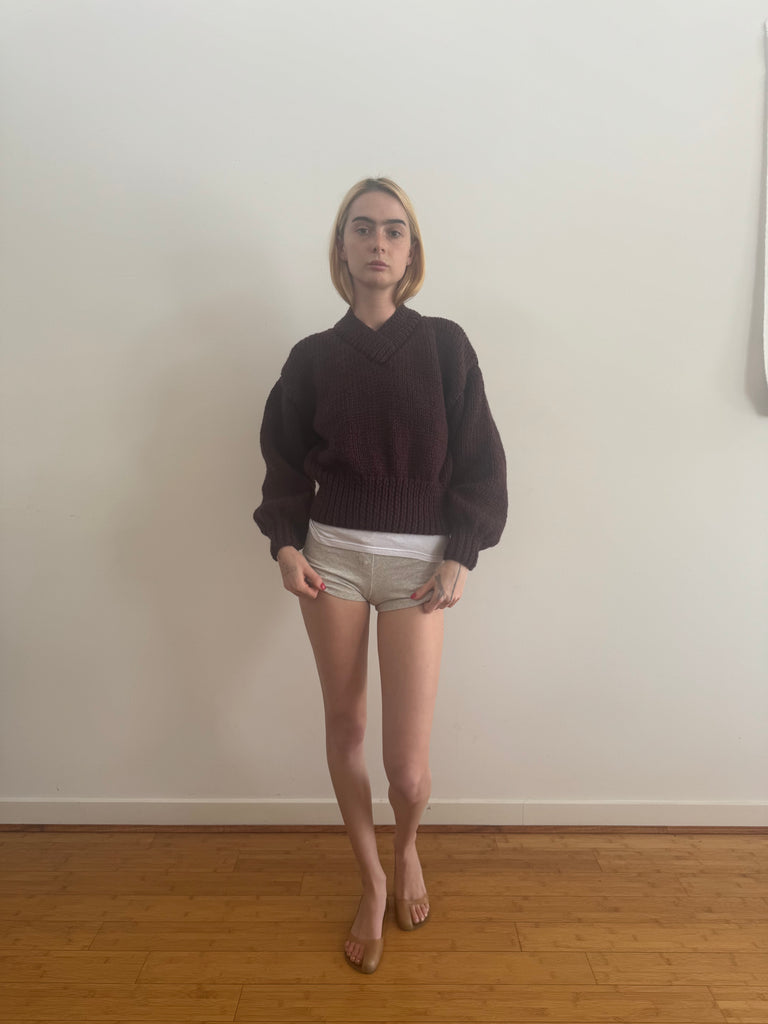 SARAH SWEATER BROWN