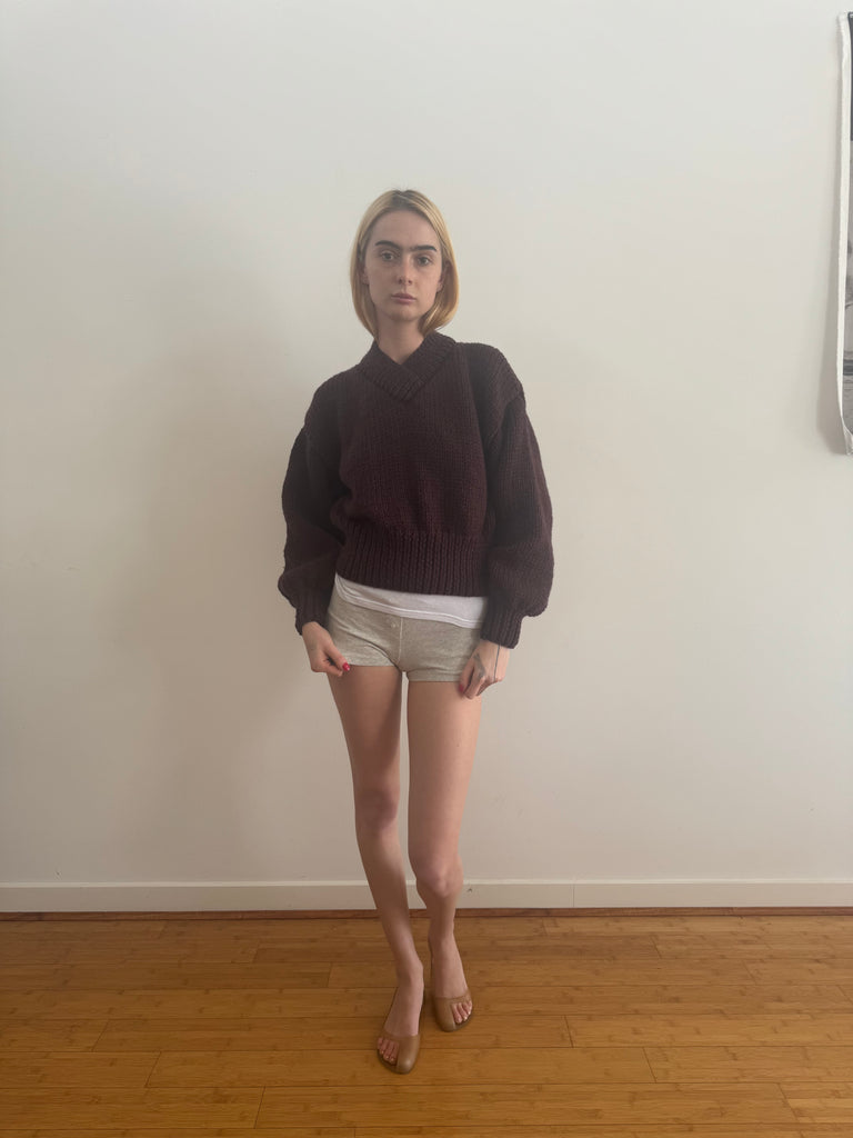 SARAH SWEATER BROWN