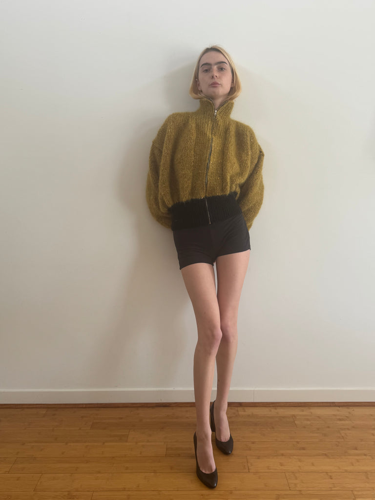 ROMA BOMBER YELLOW & BLACK