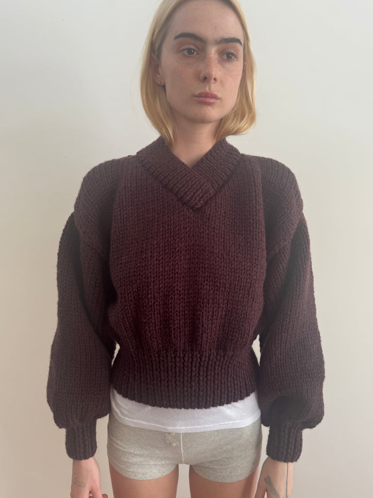 SARAH SWEATER BROWN