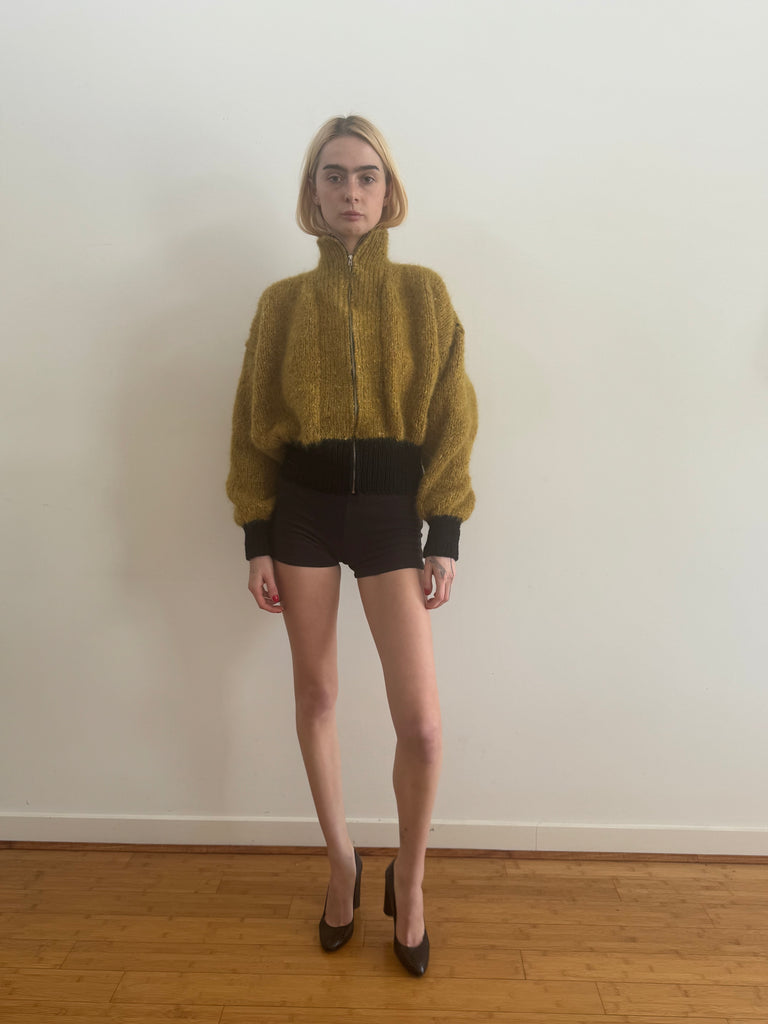 ROMA BOMBER YELLOW & BLACK