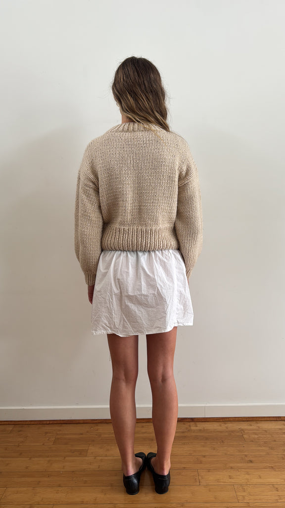 SARAH SWEATER CREAM ALPACA