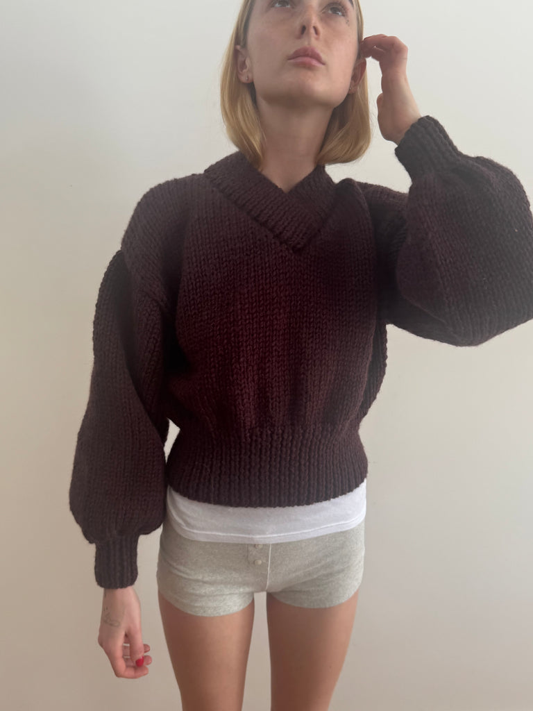 SARAH SWEATER BROWN