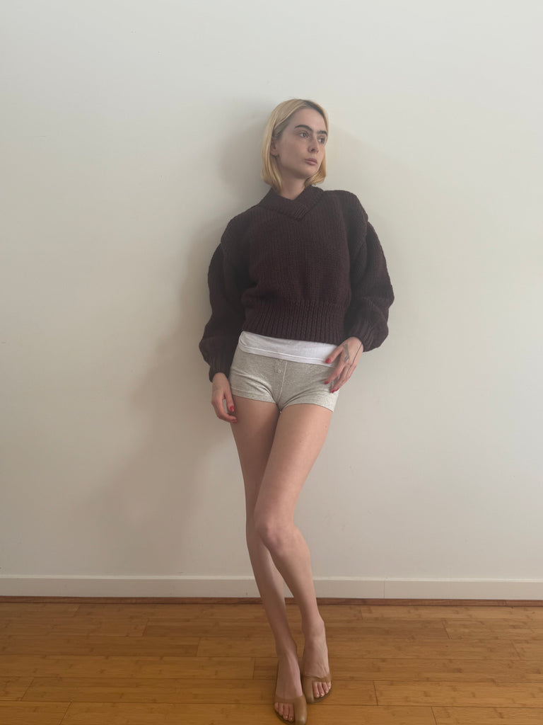 SARAH SWEATER BROWN