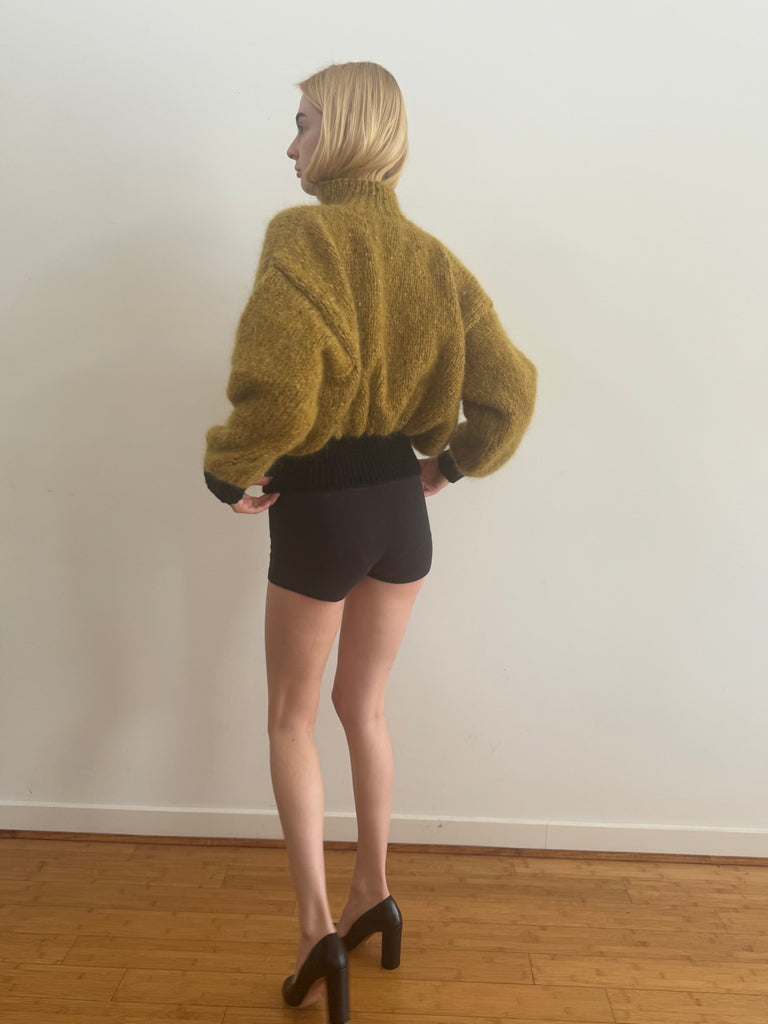 ROMA BOMBER YELLOW & BLACK