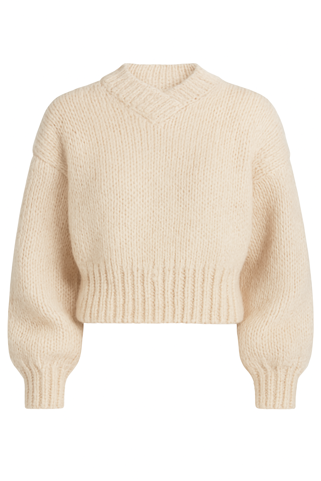 【creams】ニット SARAH SWEATER CREAM | Frisson Knits