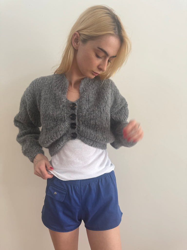 MINNIE CARDIGAN DARK GREY