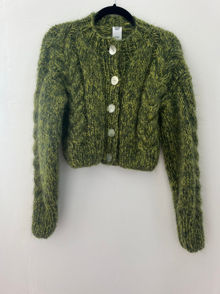 FRANCESCA CARDIGAN MULTI GREEN
