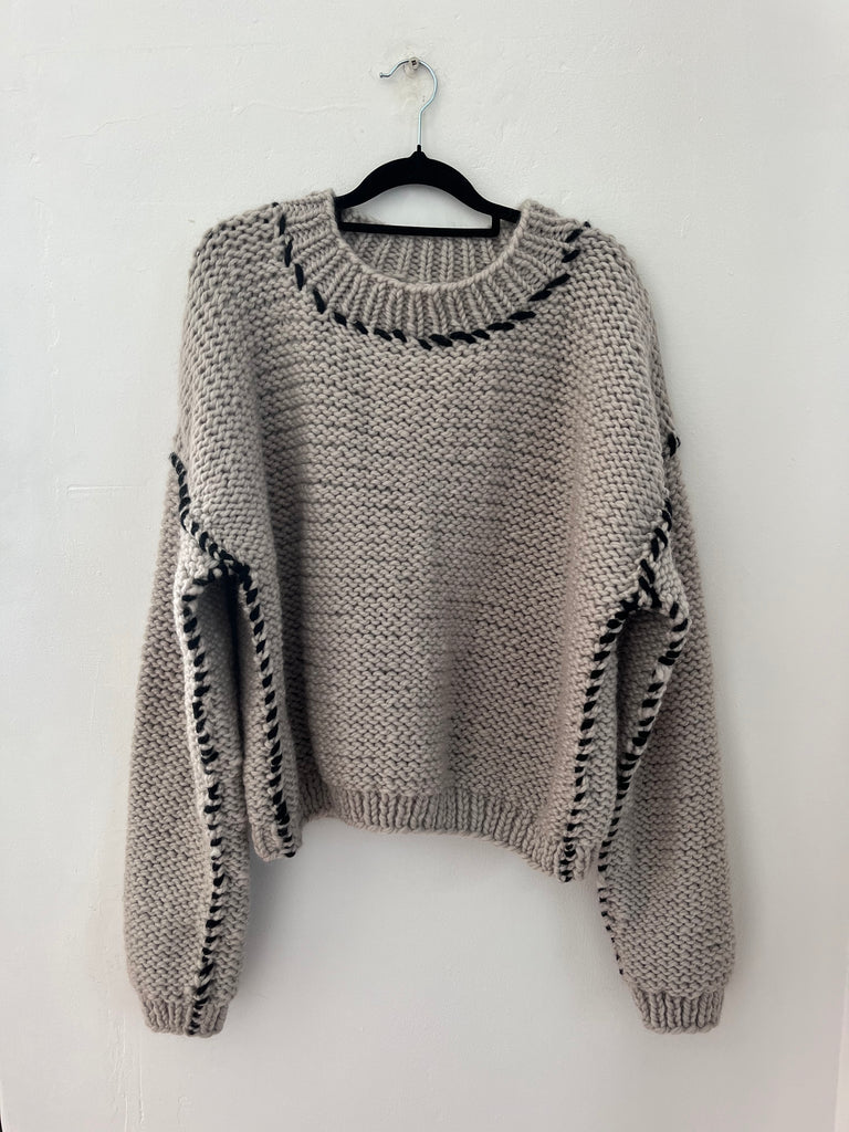 DECONSTRUCTED SWEATER GREY
