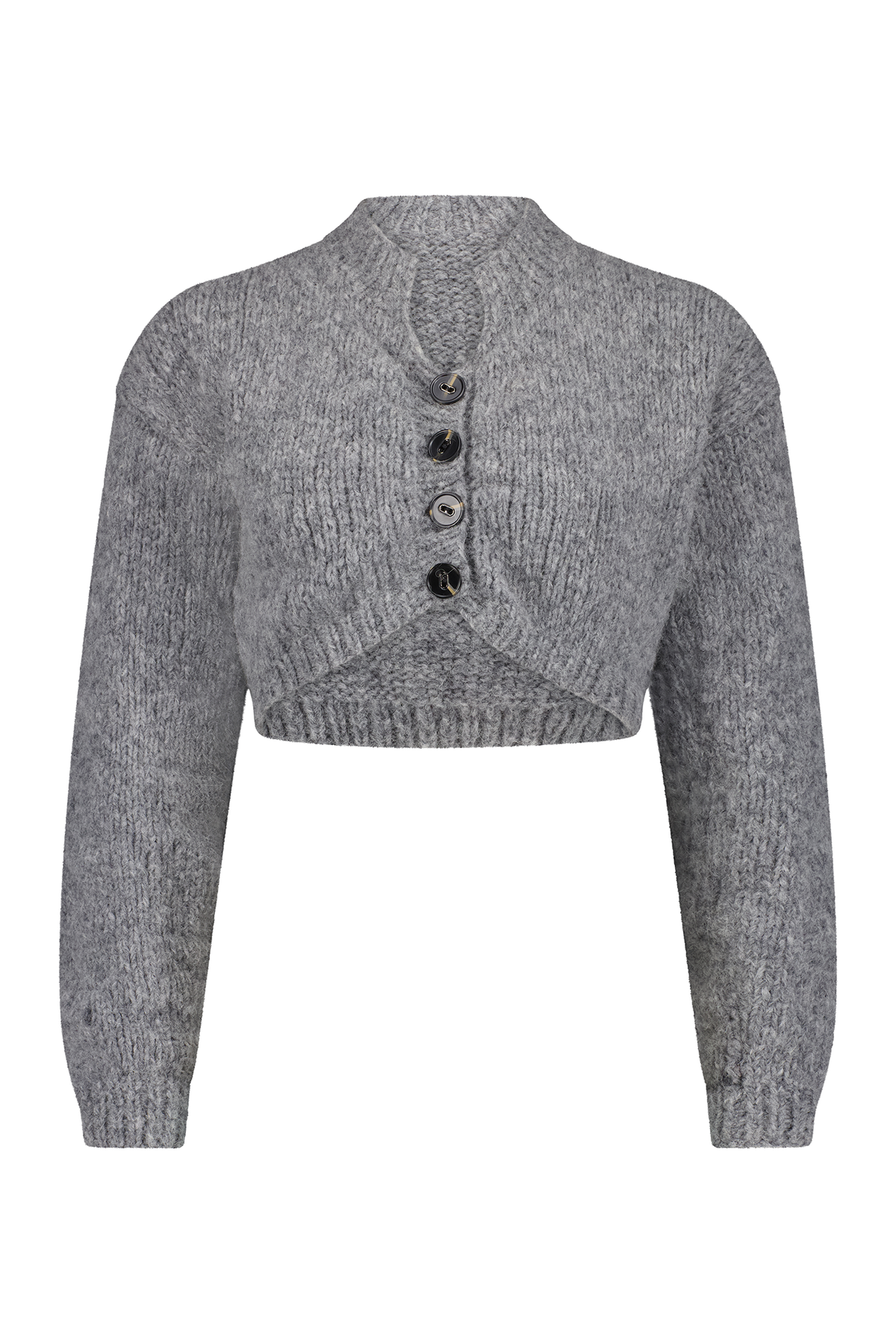 MINNIE CARDIGAN GREY | Frisson Knits