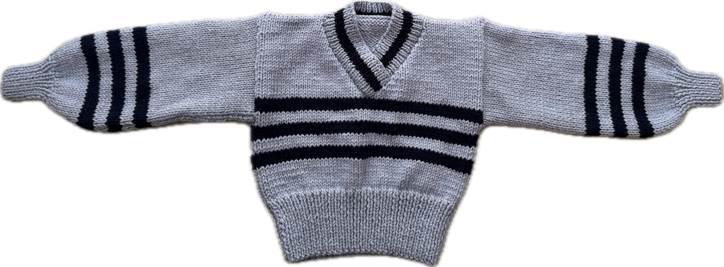 SARAH SWEATER BLUE AND NAVY