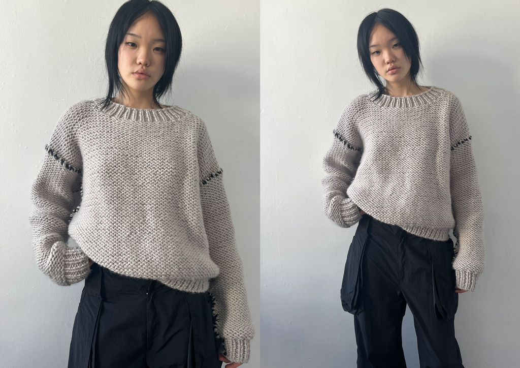 DECONSTRUCTED SWEATER GREY