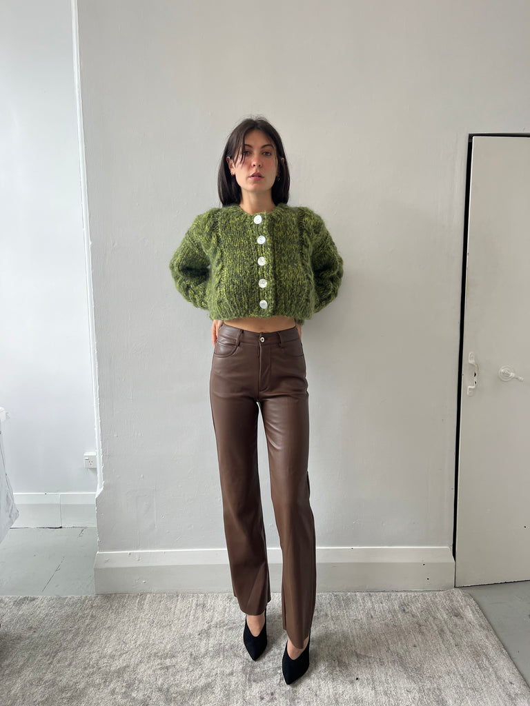 FRANCESCA CARDIGAN MULTI GREEN