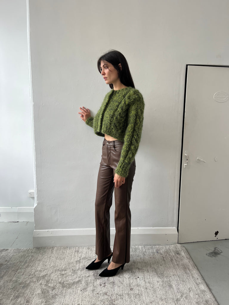 FRANCESCA CARDIGAN MULTI GREEN