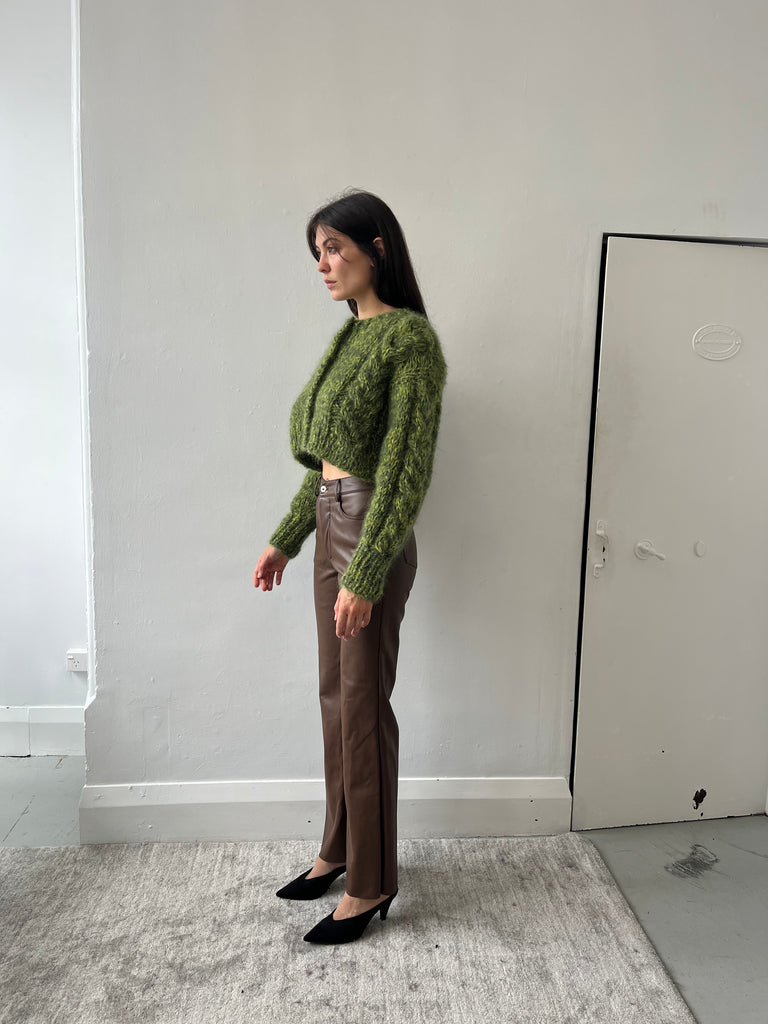 FRANCESCA CARDIGAN MULTI GREEN